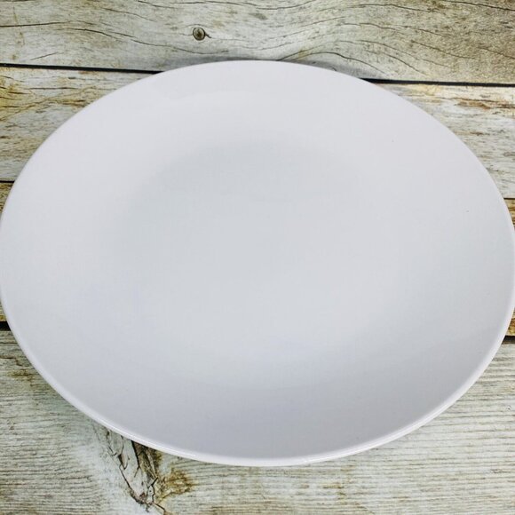Denmark Tools For Cooks White Oven Safe Coupe 10.5" Porcelain Dinner Plate Set 3 - Picture 6 of 15